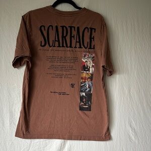 Scarface Graphic Tee in Brown